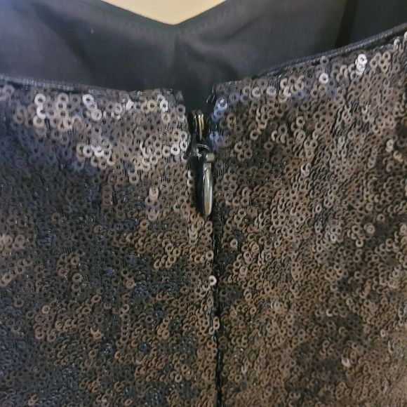 Dress the Population NWT Sequin Nicole Black Sweetheart Midi Dress XS - Picture 11 of 11